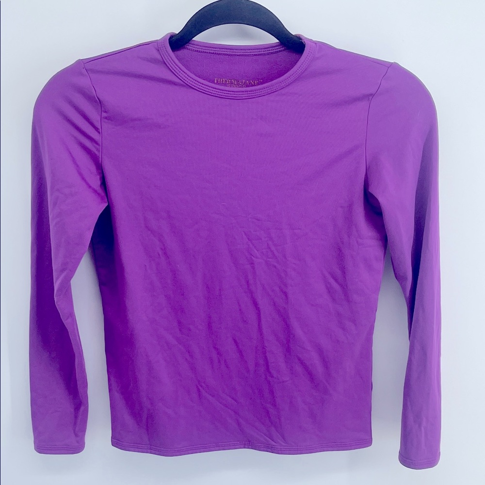 ThermaJane Junior crewneck base layer cold weather winter long sleeve T-shirt L